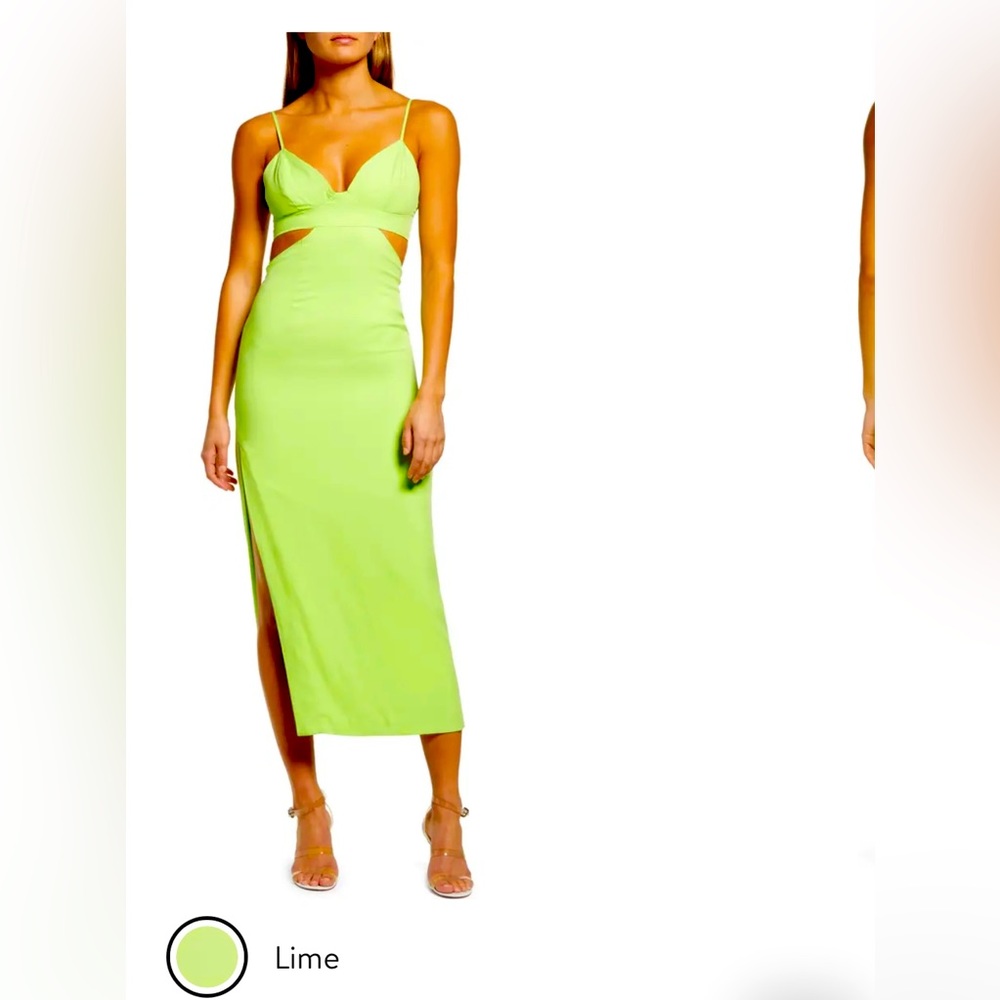BARDOT cut out midi dress